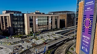 European Council buildings in Brussels, 8 April 2026.