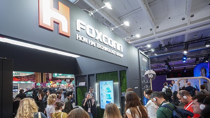 Apresentação da Foxconn na VivaTech 2026.