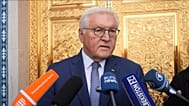 Federal President of the Federal Republic of Germany Frank-Walter Steinmeier, replies to Euronews question in Tashkent