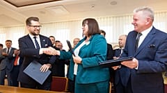 Подписание соглашения о правящей коалиции Сейма