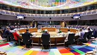 The EU summit in Brussels.