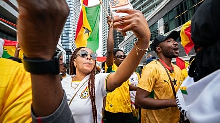 Toronto celebrates as Ghana beat Panama with late World Cup goal