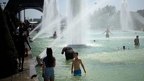 Fontes do Trocadero em Paris