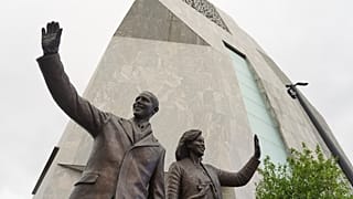 Former President Barack Obama is getting a little help from his friends in celebrating the opening of his presidential museum in Chicago.