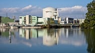 The Beznau nuclear power plant on the River Aare, 16 October, 2021