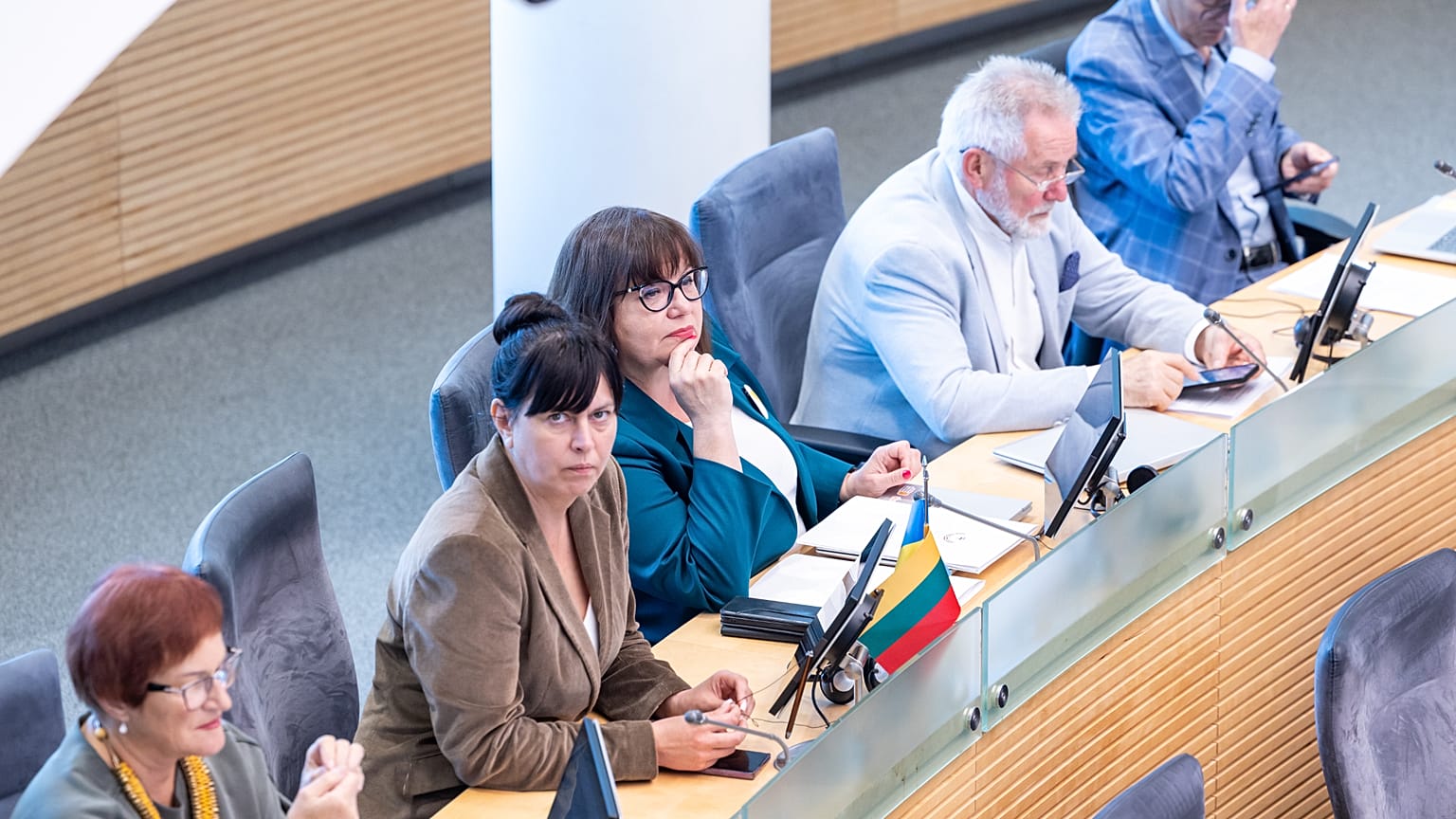 Social democrat Orinta Leiputė (third from the left) is one of the initiators of sending newly trained doctors to rural areas.