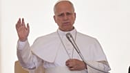El Papa León XIV celebra su audiencia general semanal en la Plaza de San Pedro, en el Vaticano, el miércoles 17 de junio de 2026. 