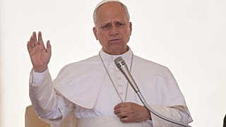 El Papa León XIV celebra su audiencia general semanal en la Plaza de San Pedro, en el Vaticano, el miércoles 17 de junio de 2026. 