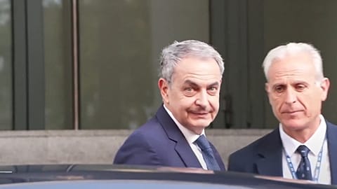 José Luis Rodríguez Zapatero, al suo arrivo ai tribunali dell'Audiencia Nacional il 17 giugno 2026