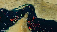 Timelapse video shows ships moving through the Strait of Hormuz since reopening