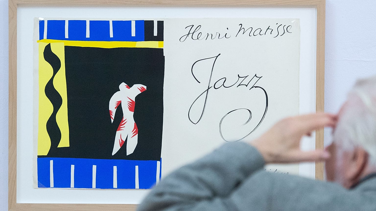 'Jazz' (1947, The Clown) in the Henri Matisse exhibition 'My curved lines are not crazy' in the Avantgarde Art’s Centre in Apolda, Germany