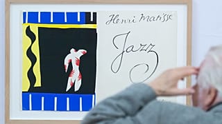 'Jazz' (1947, The Clown) in the Henri Matisse exhibition 'My curved lines are not crazy' in the Avantgarde Art’s Centre in Apolda, Germany