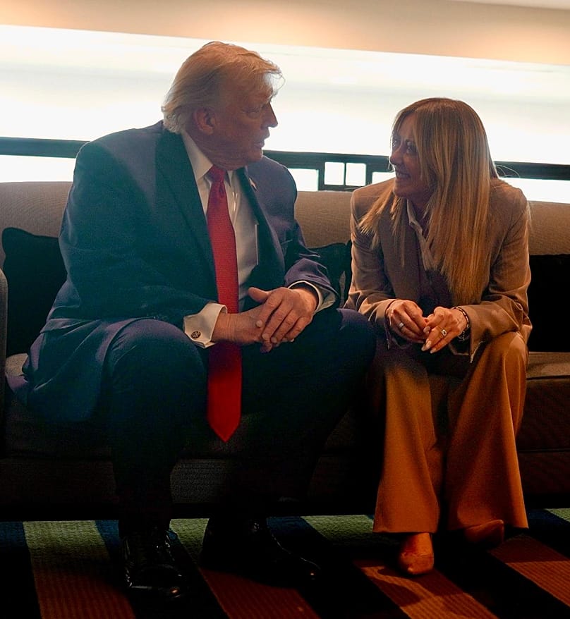 Donald Trump e Giorgia Meloni