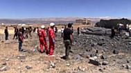 Emergency services and civil defence deploy after strikes on the outskirts of Lebanon's Baalbek