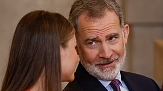 A kép illusztráció (VI. Fülöp spanyol király és lánya, Leonóra hercegnő - 2024. június 19-i felvétel)