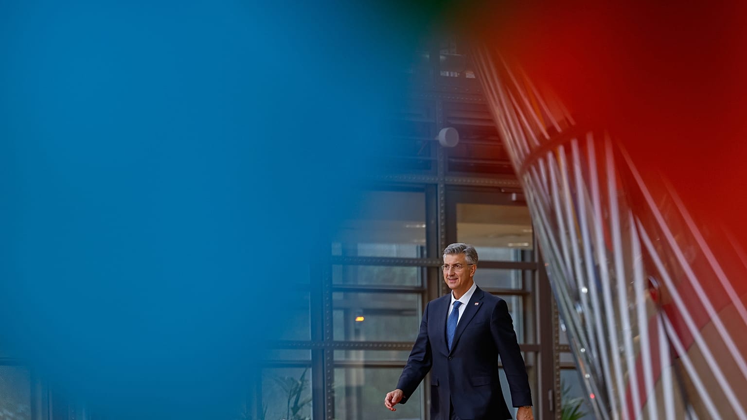 Andrej Plenković horvát miniszterelnök 2026. június 18-án, csütörtökön érkezik a brüsszeli EU-csúcstalálkozóra.