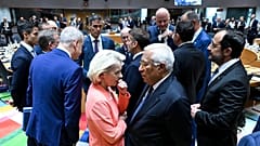 Ursula von der Leyen, president of the European Commission, and António Costa, president of the European Council, in Brussels on 19 June 2026