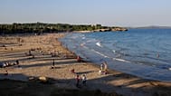 Platja de l'Arrabassada, en Tarragona (España).