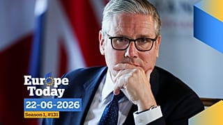 Britain's Prime Minister Keir Starmer speaks to the members of the media on the sidelines of the G7 summit, in Thonon-les-Bains, France, Wednesday, June 17, 2026