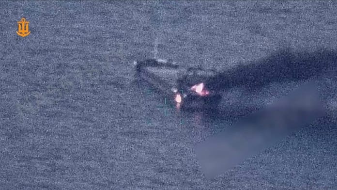 Marina ucraina: nave cargo di proprietà turca colpita da drone russo
