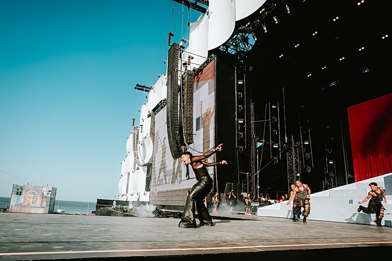 Pedro Sampao en el Palco Mundo