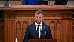 Magyar Péter a parlamentben