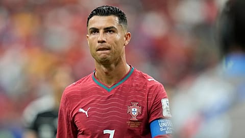 Cristiano Ronaldo abandona relvado após empate de Portugal frente à RD Congo no jogo de estreia no Mundial 2026, Houston, 17 junho 2026