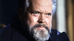This 22 February 1982 file photo shows film actor and director Orson Welles during a press conference in Paris.