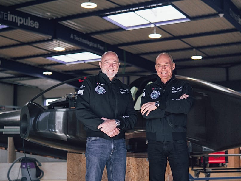 Bertrand Piccard (r.)