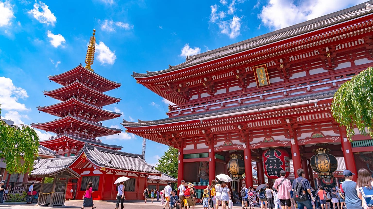 Tourists in Japan