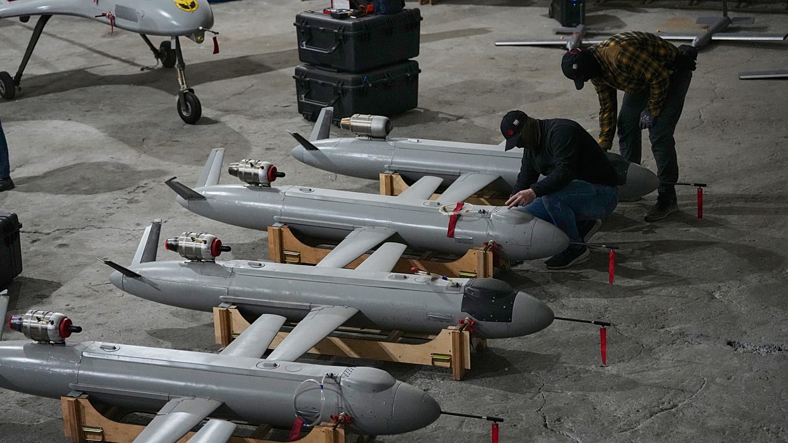 Servicemen of Ukraine's defense intelligence set up the Peklo missile