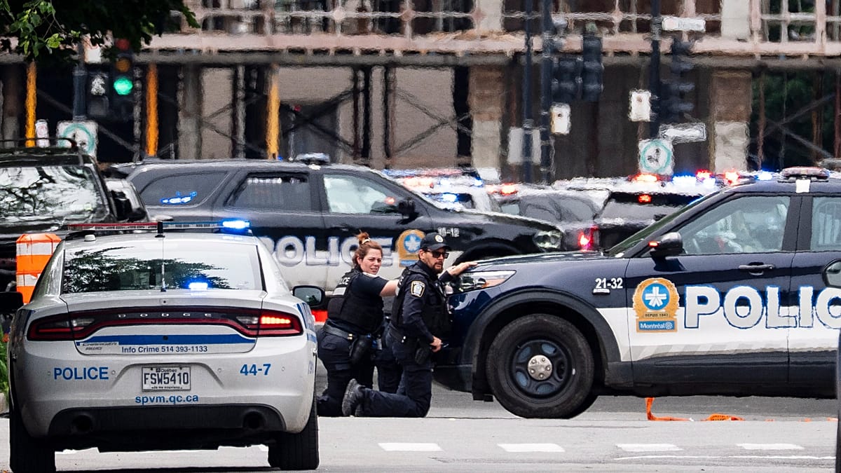 Montreal'da silahlı saldırıda polis memuru ve sivil öldü, bir polis yaralandı