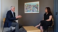 Former EU Brexit negotiator Michel Barnier during a Euronews interview.