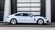 This photo provided by Porsche shows a 2020 Panamera. A plug-in hybrid version of a Panamera has less than 20 miles of all-electric range but fully delivers all of the refinem