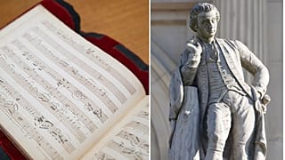 The previously unknown manuscript by Wolfgang Amadeus Mozart was discovered in February at the French National Library.