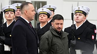 Poland's Karol Nawrocki and Ukraine's Volodymyr Zelenskyy
