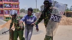Kenya protesters clash with police over proposed Ebola center for US citizens