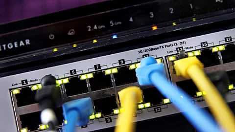 FILE: A router and internet switch are displayed In this 19 June 2018 file photo