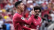 Cristiano Ronaldo em ação no jogo contra o Uzbequistão no Mundial, 23 junho 2026, Houston