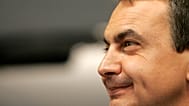 ARCHIVO: José Luis Rodríguez Zapatero durante una rueda de prensa un día después de ganar las elecciones generales en la sede del PSOE  en Madrid, en marzo de 2008.