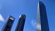 ARCHIVO: Vista de las Cuatro Torres en Madrid.