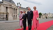 Japan's Emperor and Empress meet Belgian's royal family
