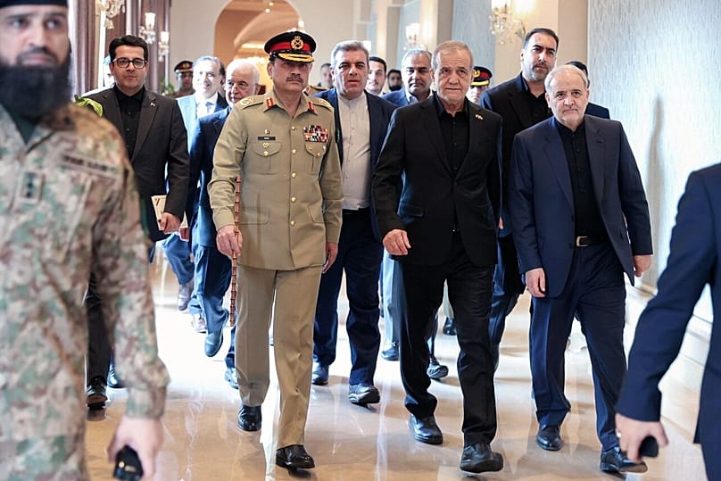 دیدار پزشکیان و عاطم منیر