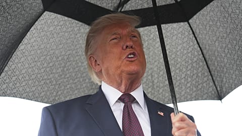 US president Donald Trump
