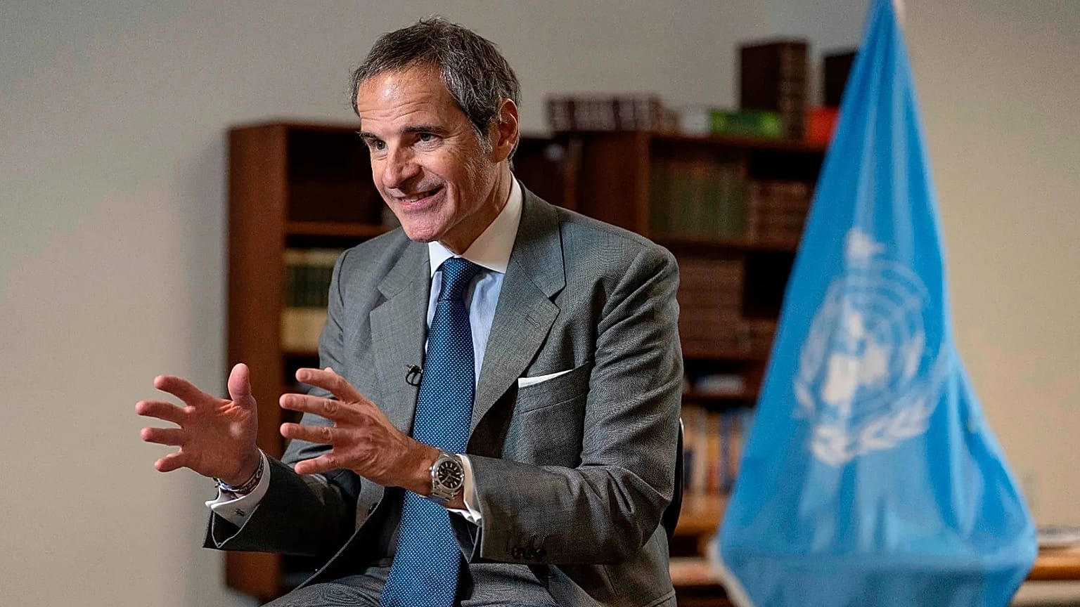 International Atomic Energy Agency (IAEA) chief, Director General Rafael Mariano Grossi.