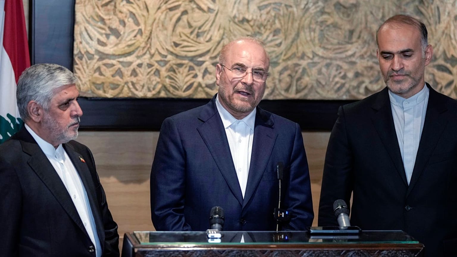 Iran's parliament speaker Mohammad Bagher Qalibaf