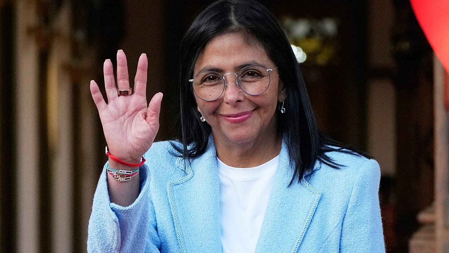 Venezuela’nın geçici devlet başkanı Delcy Rodríguez.