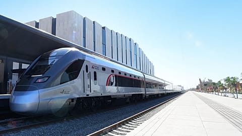Etihad Rail has just launched its route from Abu Dhabi to Dubai