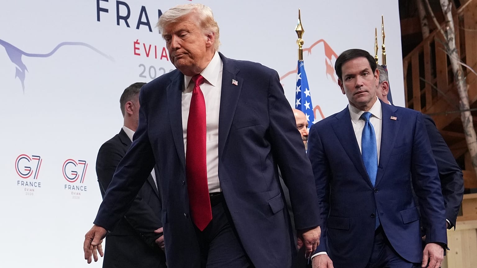 Trump és Rubio a G7 értekezleten