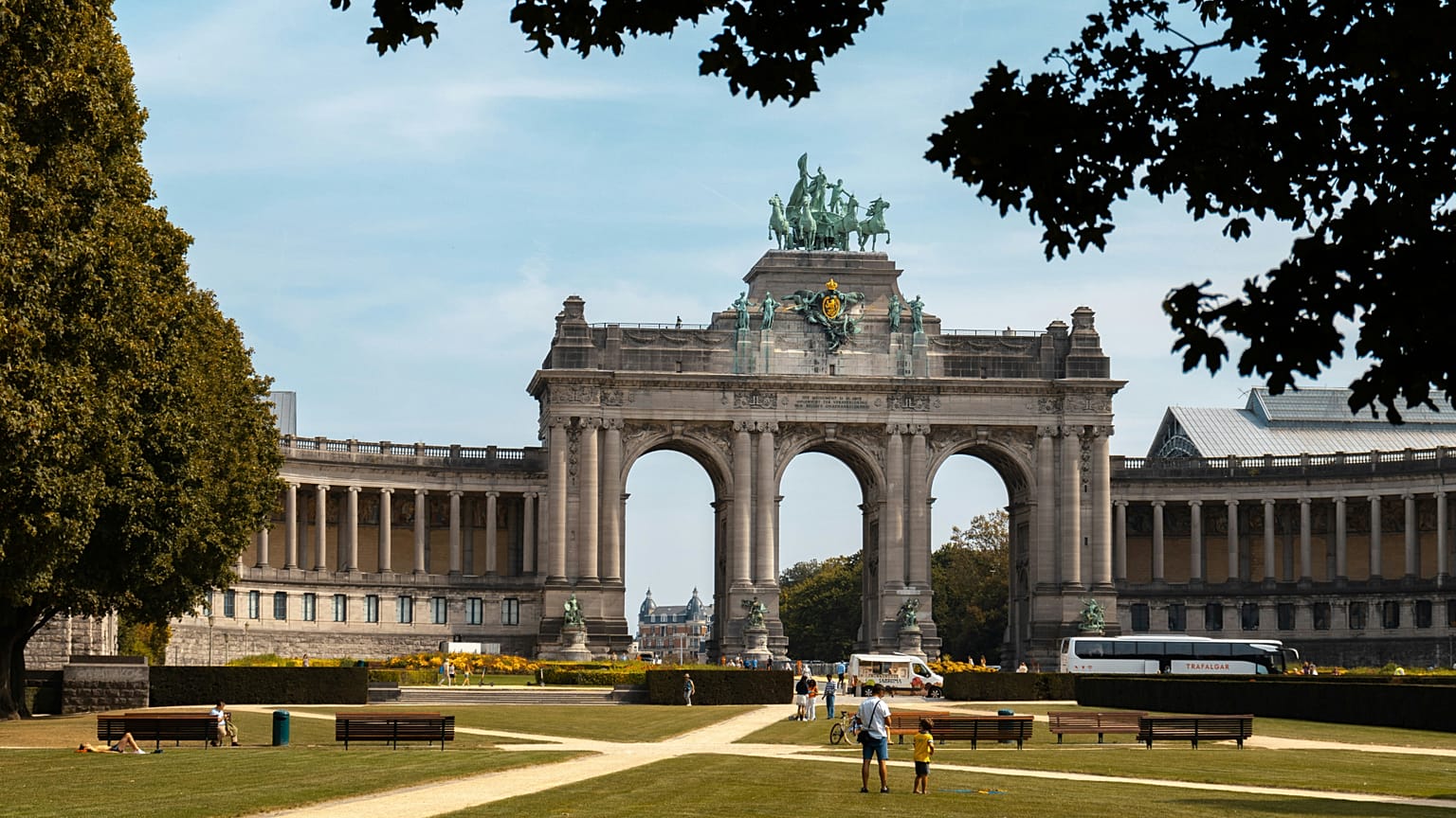 Cinquentenaire park in Brussels. 